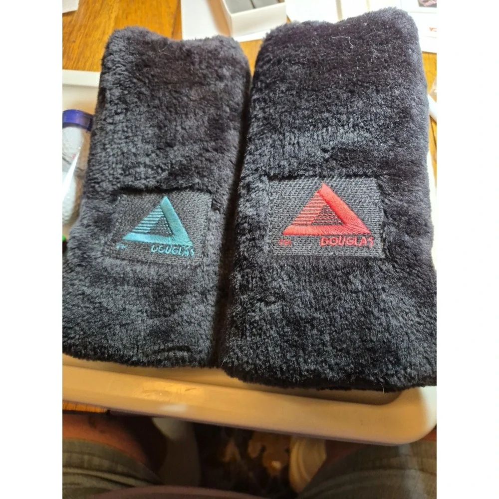 2 Fur Douglas Golf Club Covers And A Set Of Dad Golf Balls New In Pkg.